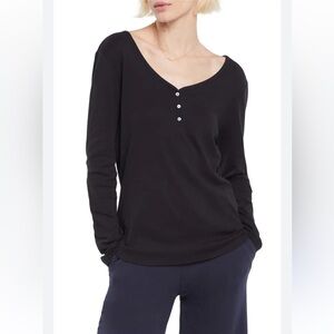 State of Day Classic Black Long Sleeve Buttoned Top 🖤